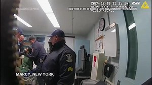 New York correction officers pummeled handcuffed prisoner before death, footage shows