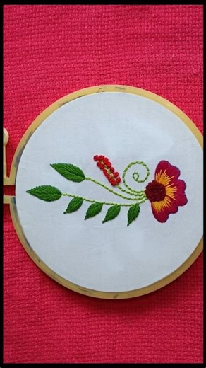 How to do back stitch #forbeginners #handbroidery #diy #viral #short