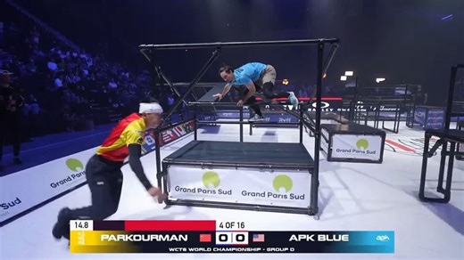 WCT赛道内的首次中美对抗——四届中国总冠军跑酷侠 VS 美国跑酷蓝队