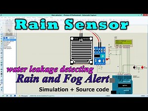 Rain and Fog detecting using rain sensor // Rain sensor with arduion,LCD //Rain sensor arduino code