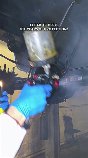 Clear. Glossy. 10+ Years of Rust Protection | GLB Undercoating #rustprevention