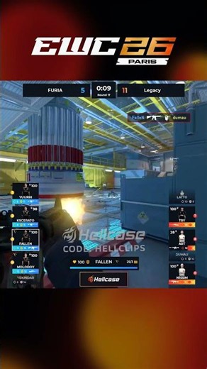 FalleN pulled off the most GENIUS ninja hide #ewc #cs #cs2 #hellcase