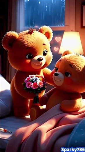 Cute Teddy Get Well Soon Animation | Healing & Care