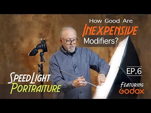 SPEEDLIGHT PORTRAITS! A super easy, and inexpensive MAIN LIGHT! But, how good are these modifiers?