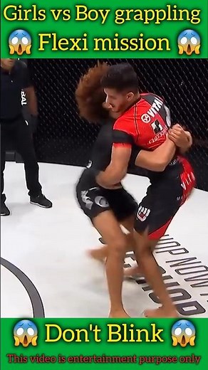 Girl vs Boy Grappling – What a Battle! 😱🔥 #nogi #intergender #wrestling #mixedwrestling