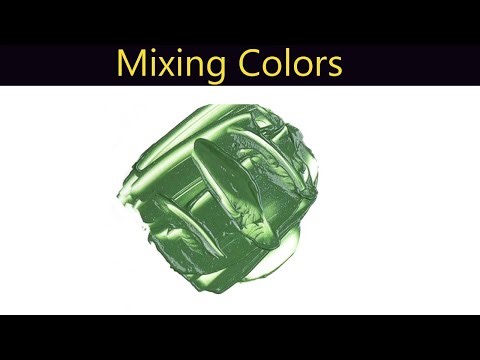 How To Make Hunter Green Color Paint - Mixing Colors
