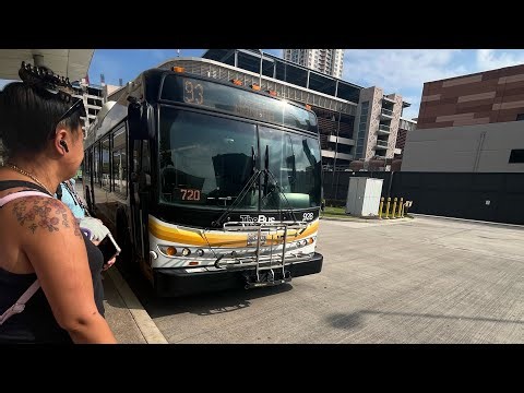 TheBus Honolulu Bus DE40LFR 928 Route 93 Express Makaha