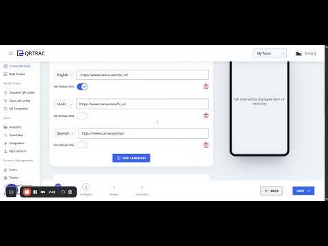 How to Create a Multi Language QR Code in QRTRAC