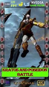 Kratos and Poseidon Epic Battle - Pt. 2 #godofwar3 #gaming #shorts