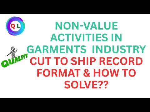 Garments Factory Waste Reduction | NVA from Fabric to Shipment Explained | Lean Six Sigma Approach