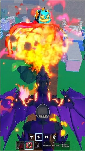 Best Long Range M1 😱 in blox fruit 😈 #roblox #bloxfruits #dragonfruit #fyp