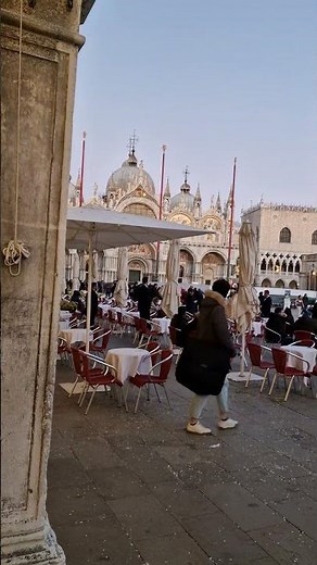 Venice Carnival: The Angel's Flight Over Piazza San Marco! 🕊️✨