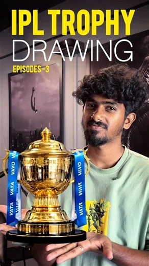 IPL TROPHY Caricature Art Series Episode 3 | #artist #artwork #caricatureart #artisttamilsuresh #art