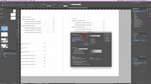 ADOBE INDESIGN TABLE OF CONTENTS