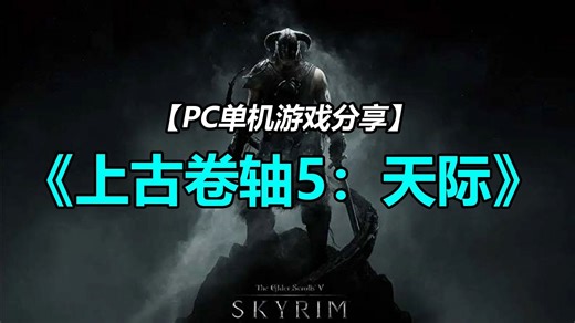 【老游品鉴】PC动作角色冒险ARPG游戏巨作《上古卷轴5天际》特殊MOD版 安装试玩 学习分享 下载游玩