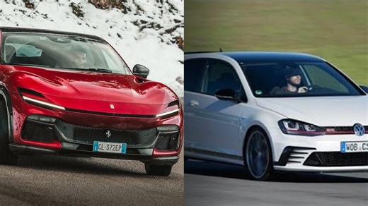 Ferrari Purosangue vs VW Golf GTI Clubsport