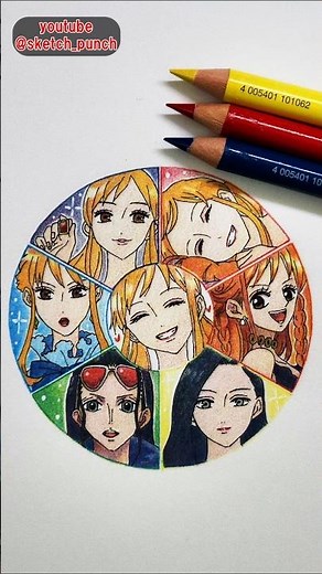 [3-Color Coloring] Nami!? Robin!? One Piece Heroines!? #onepiece #onepieceheroines #nami #robin #...