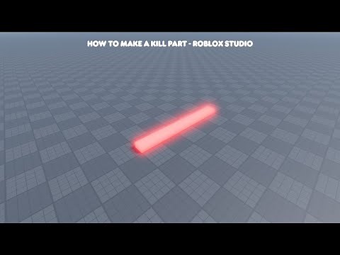 How to make a kill part in Roblox Studio