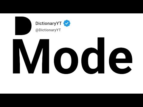 Mode Antonyms | Opposite Words 