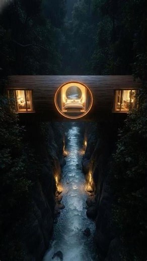 I built a house in the Amazon jungle and inside a huge Sequoia tree that fell over a raging rapid.