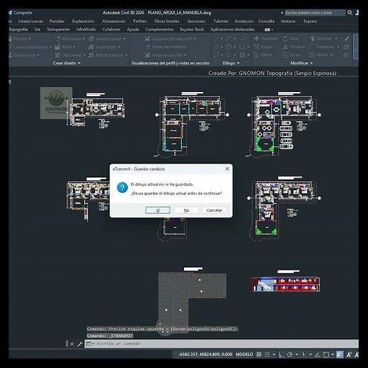ETRANSMIT command in AutoCAD | Send your complete plan #autocad #surveyor #technicaldrawing #arch...