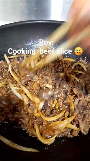 Good evening everyone! It's Cooking time. Cooking beef slice. #Cooking #beef #dinner #fbreelsvideo | Adelina Ladia