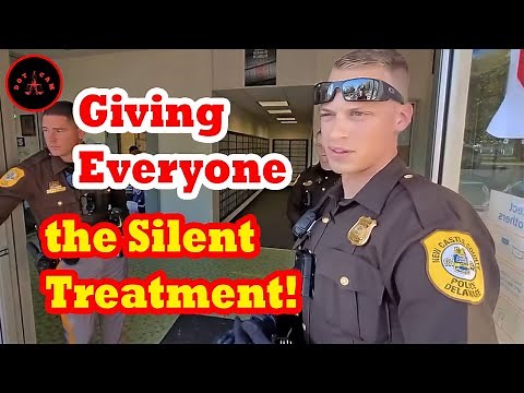 IDIOT Cops Lie and Get Humiliated by Auditors SILENT TREATMENT | First Amendment Audit 2024 New #23