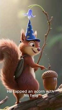 Sammy the Silly Sorcerer 🪄 | Funny Talking Squirrel Story for Kids | Kids Cartoon| Bedtime Story|