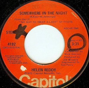 Helen Reddy - Somewhere In The Night