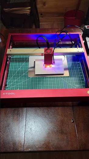 XTool D1 Pro 10W Laser Engrave and Cut! #shorts #laser #xtool