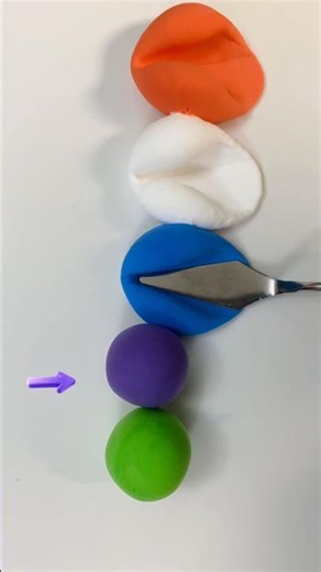 Crushing colorful clay amsr #satisfying #shorts