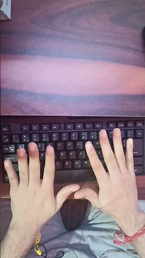 Best finger position - typing for CHSL #shorts