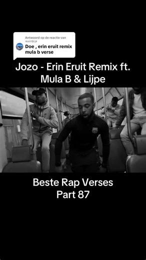Antwoorden op @𝔪𝔞𝔱𝔱𝔥𝔦𝔧𝔰 Jozo - Erin Eruit Remix ft. Mula B & Lijpe #nlthrowbacks #nlrap #mulab #jozo #lijpe