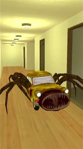 Can Baldi Escape From Car Eater in Hotel? #shorts