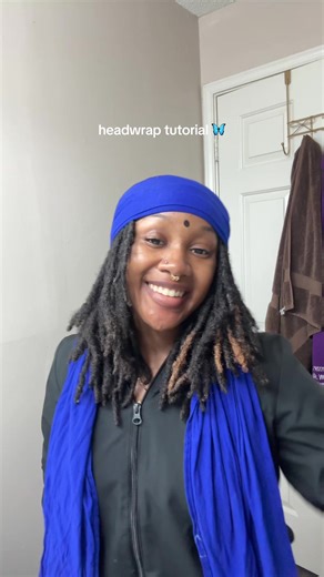 Simple Hair Wrap Tutorial for Locs and Headwraps