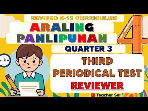 Grade 4 AP 4 Third Periodical Test Reviewer (Quarter 3) Revised K-12 #reviewer #Grade4