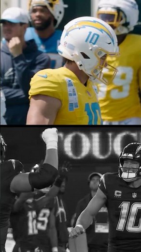 justin herbert & joe alt celebrating together 🥹