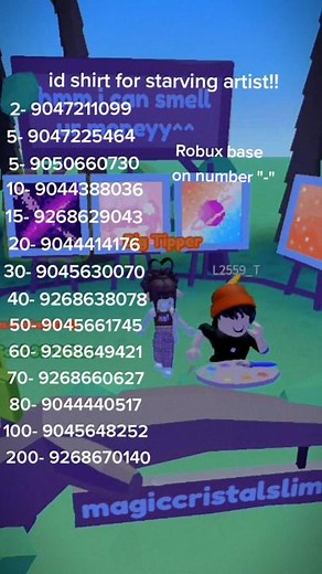 Feel free to use my shirt id!! (not gonna force u) #starvingartist #ro...