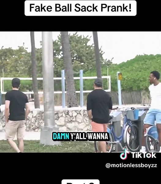 Fake Ball Sack Prank!#fouryou #relax #fyp