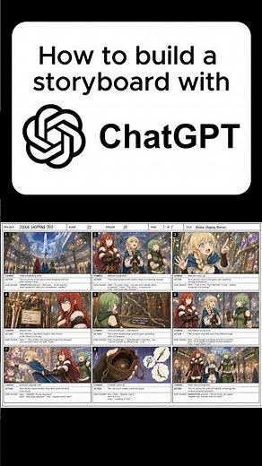 How to create a storyboard with AI #ai #chatgpt #storyboard #howto #tutorial