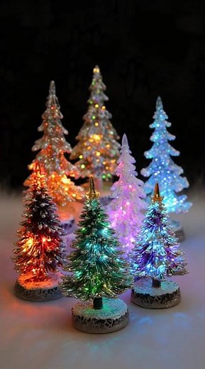 The Weird World of Mini Christmas Bottle Brush Trees #minichristmastrees