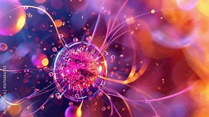 An animation showing how W and Z bosons play a crucial role in the decay of a nucleus enabling the weak force to take effect.