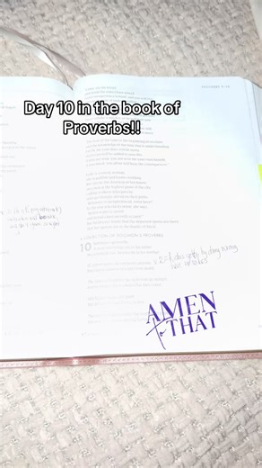 Day 10 in the book of Proverbs!! #God #scripture #bible #christaintiktok #fyp @She Reads Truth
