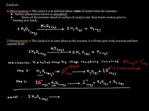 homogeneous and heterogeneous catalysts