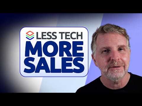 Fundamentals First, Tech Second: Fix Your Sales Stack Before Adding AI with Tom Stearns