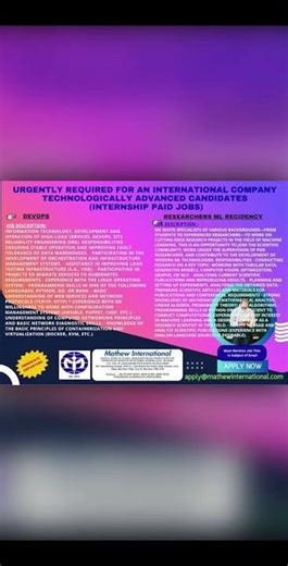 UAE Jobs 24 Apr 2026 🔥 Freshers Hiring + DevOps & Machine Learning Jobs | Direct Interview Trichy