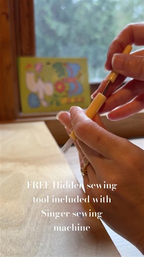FREE hidden singer sewing machine tool #sewing #singersewingmachine