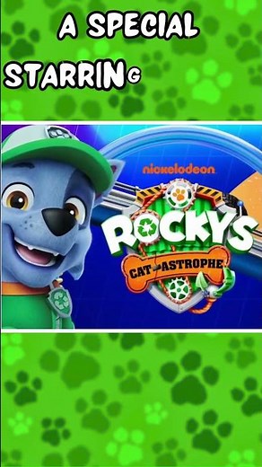 Rocky is Getting His Own TV MOVIE! #shorts #pawpatrol #pawpatrolrocky