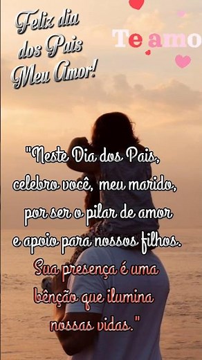 Feliz Dia Dos Pais - Mensagem Especial 💙