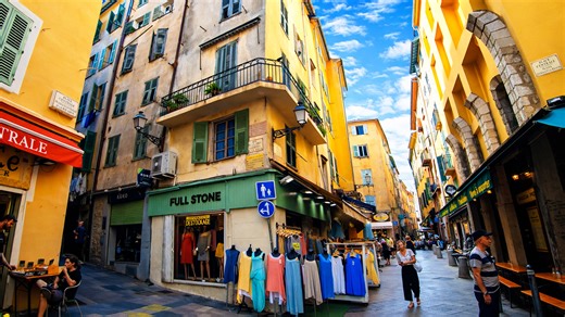Exploring the colorful streets of Nice Old Town